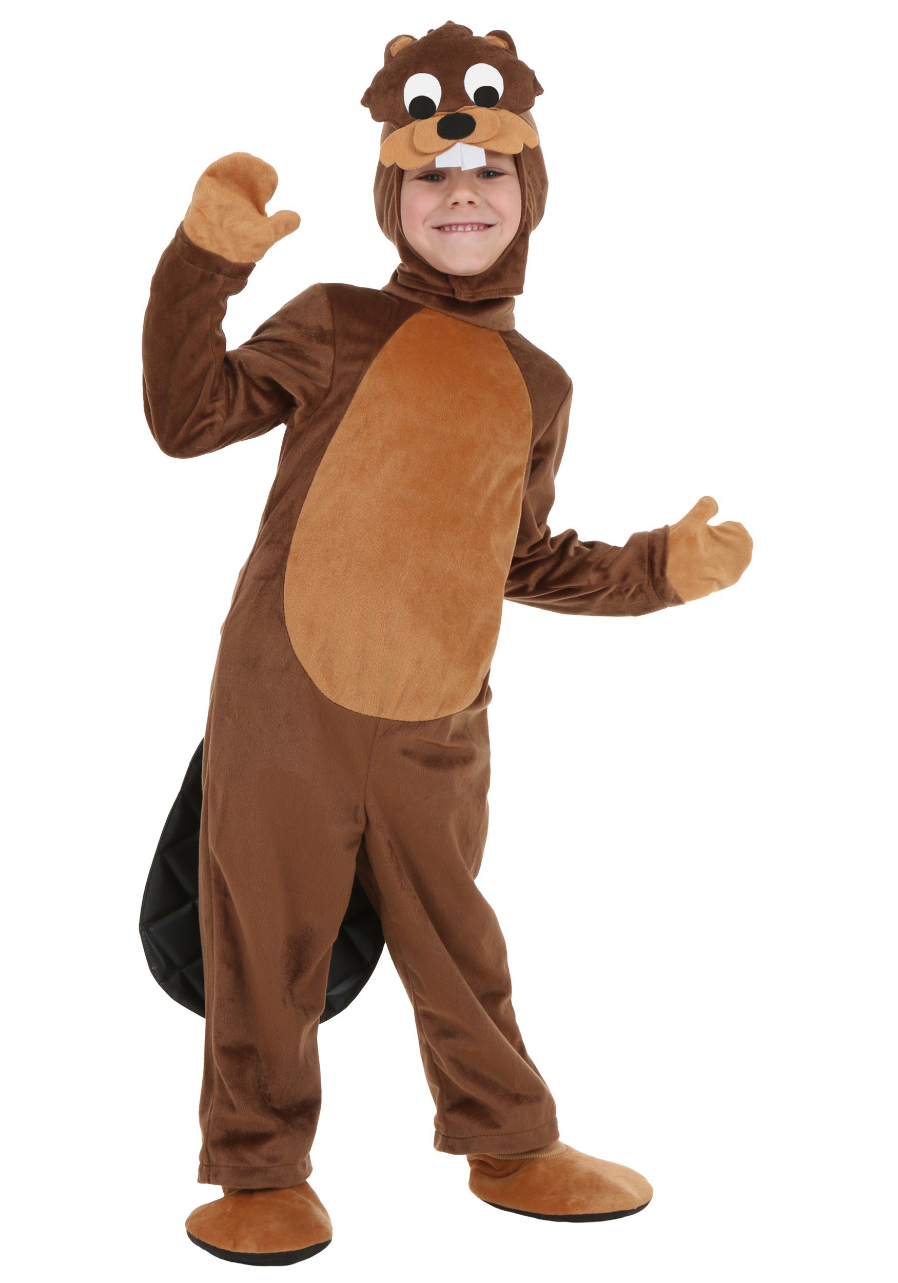 Brown Beaver Toddler Costume