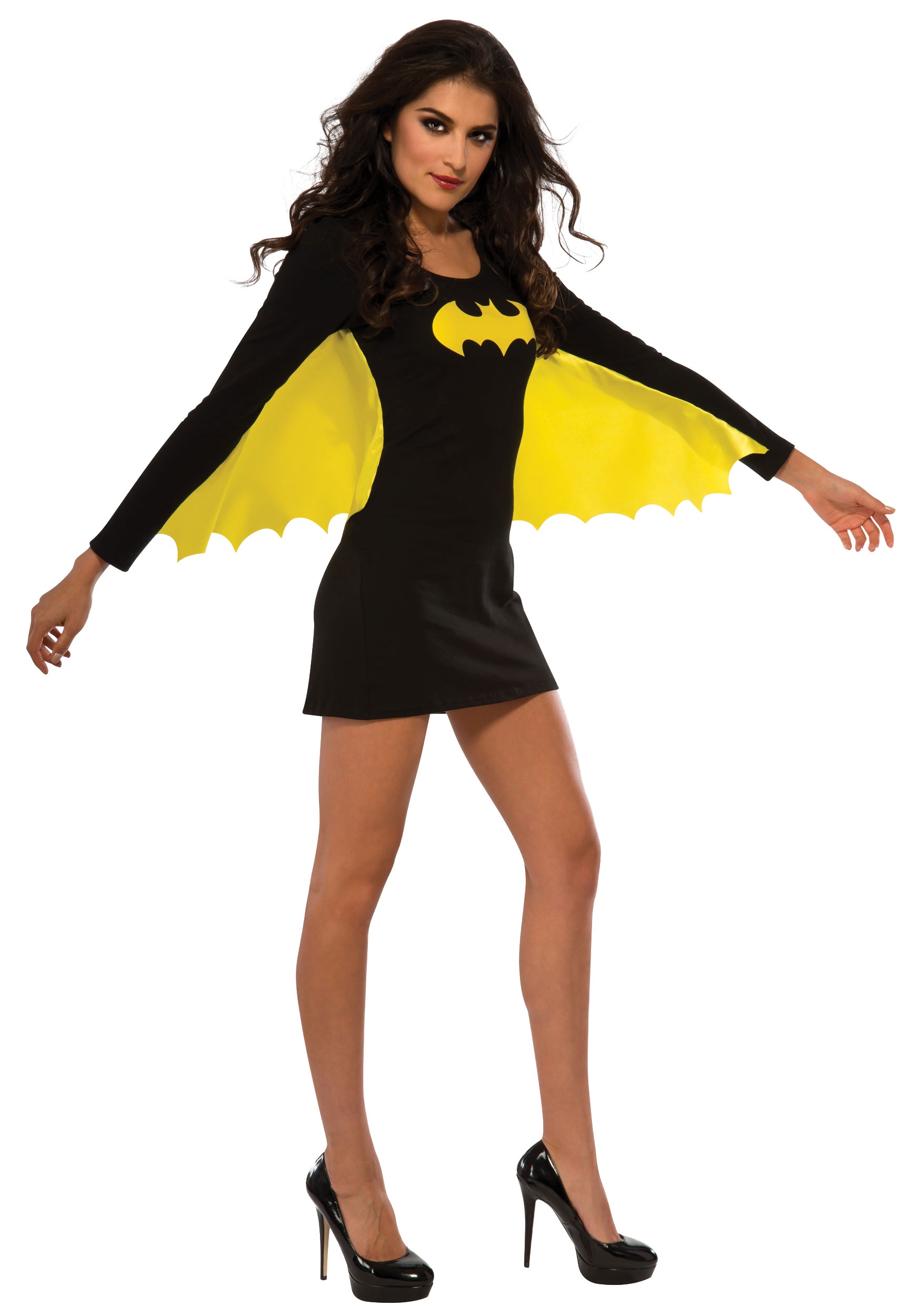 Photos - Fancy Dress Rubies Costume Co. Inc Adult Batgirl Yellow Wing Costume Dress | DC Comics 
