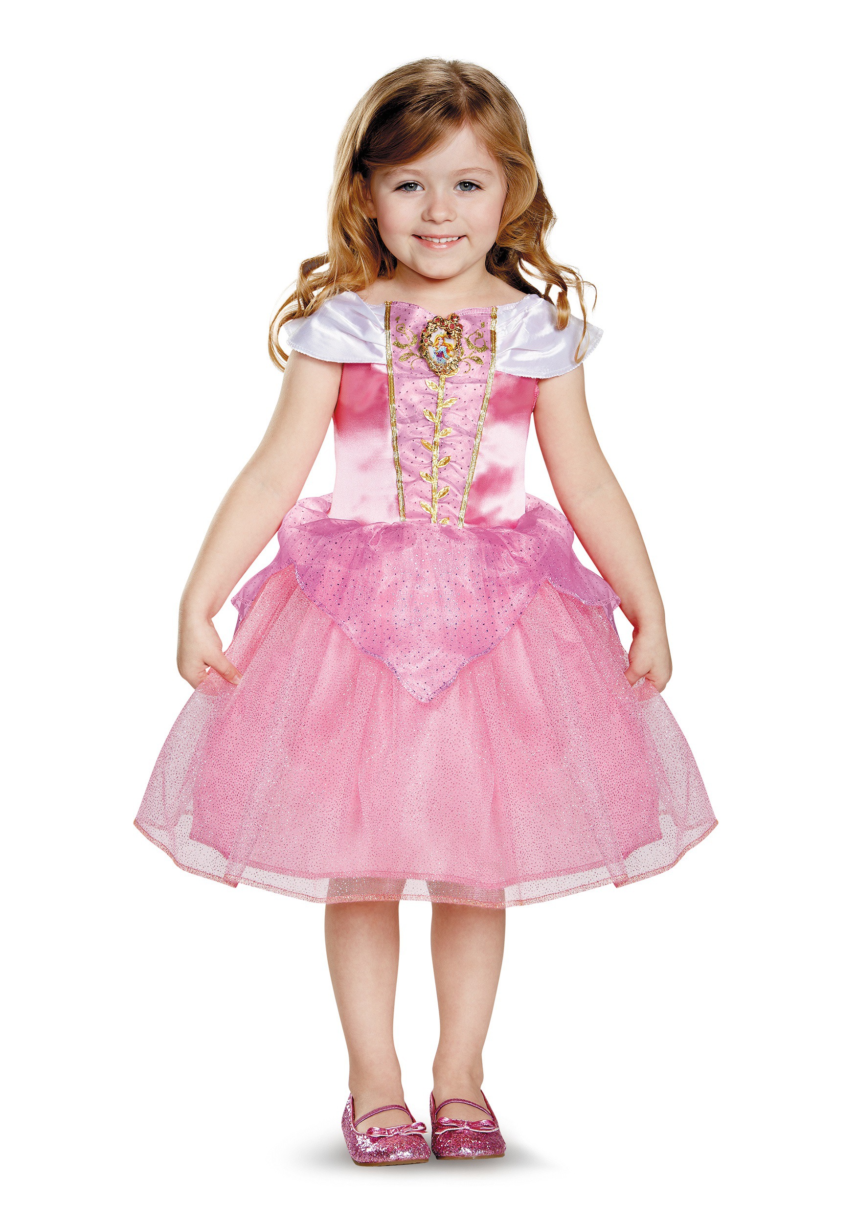 Photos - Fancy Dress Aurora Disguise  Classic Girl's Toddler Costume Pink/White DI82908 