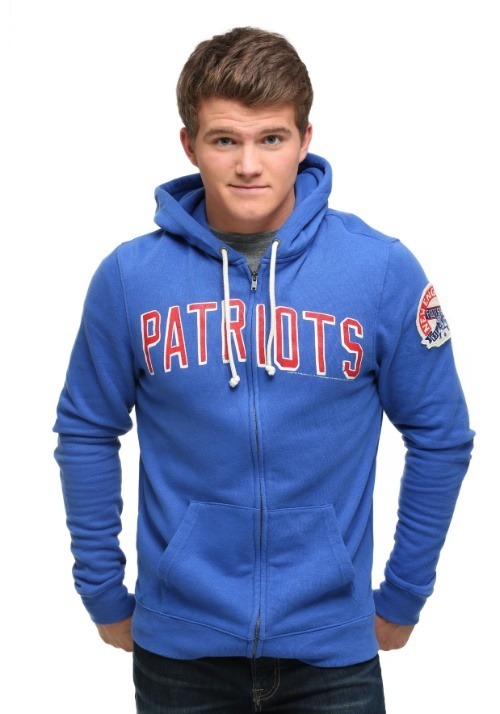 New England Patriots Sunday Zip Up Hoodie