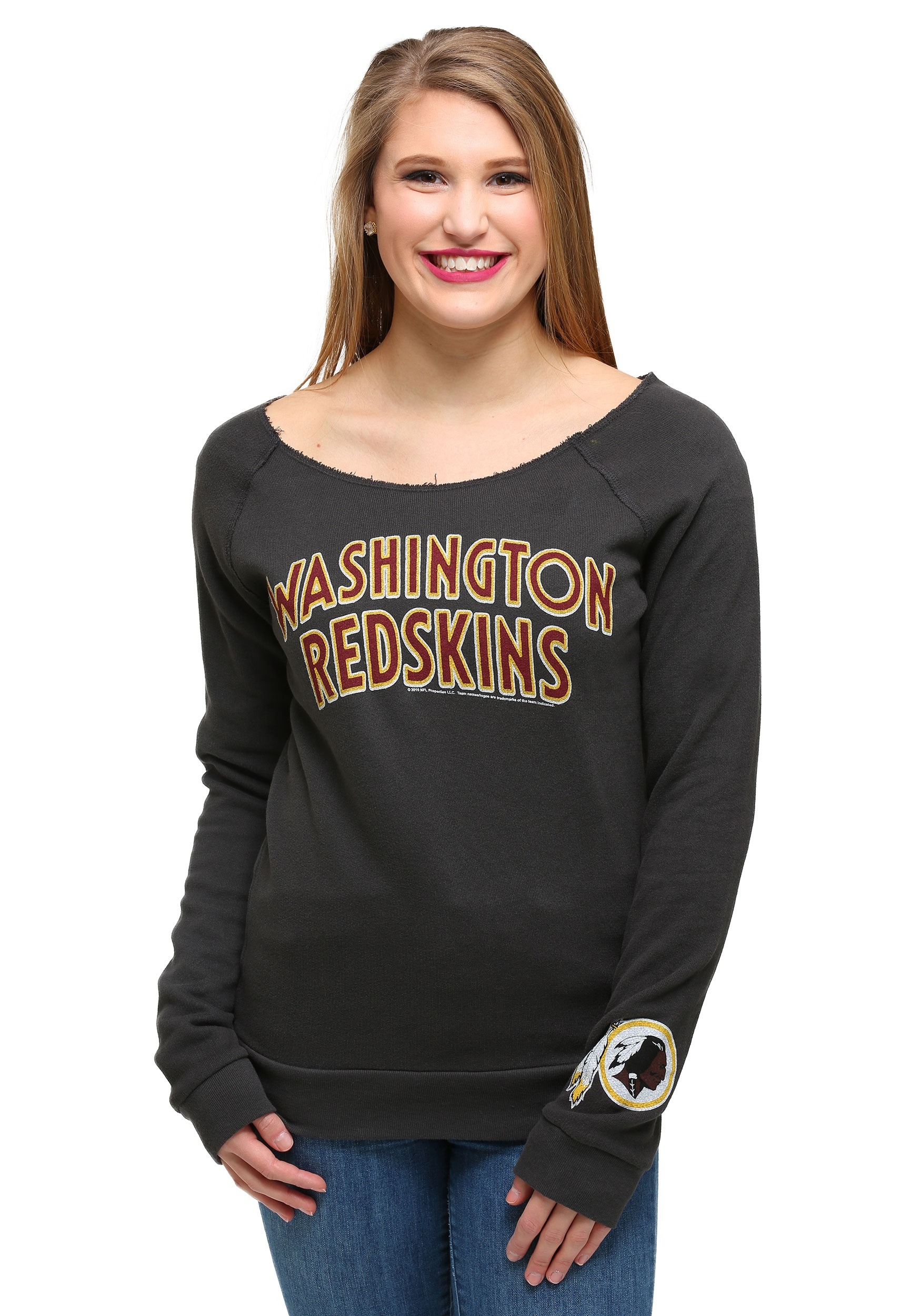 Womens Washington Redskins Champion Fleece Sweatshirt
