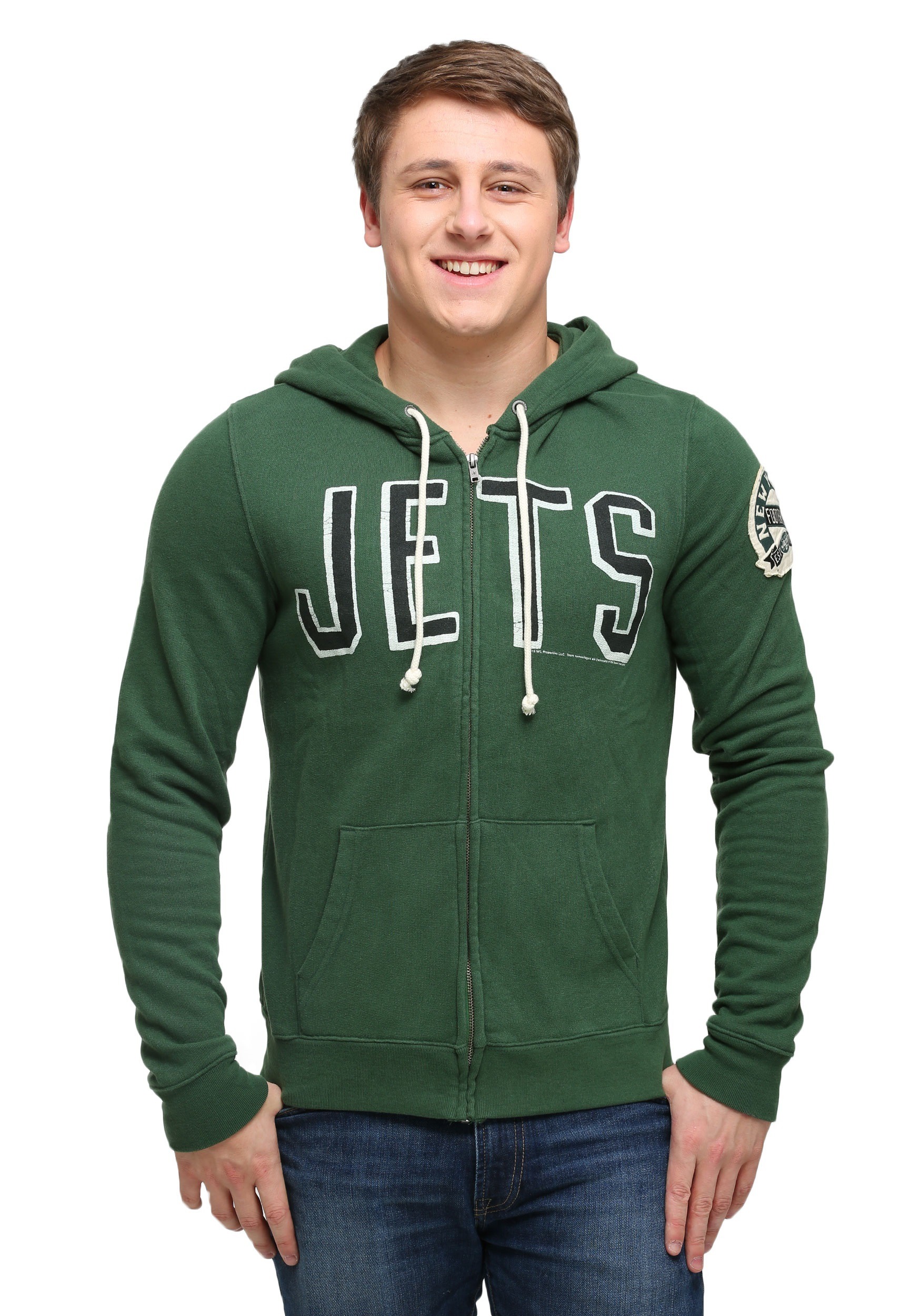 new york jets zip hoodie