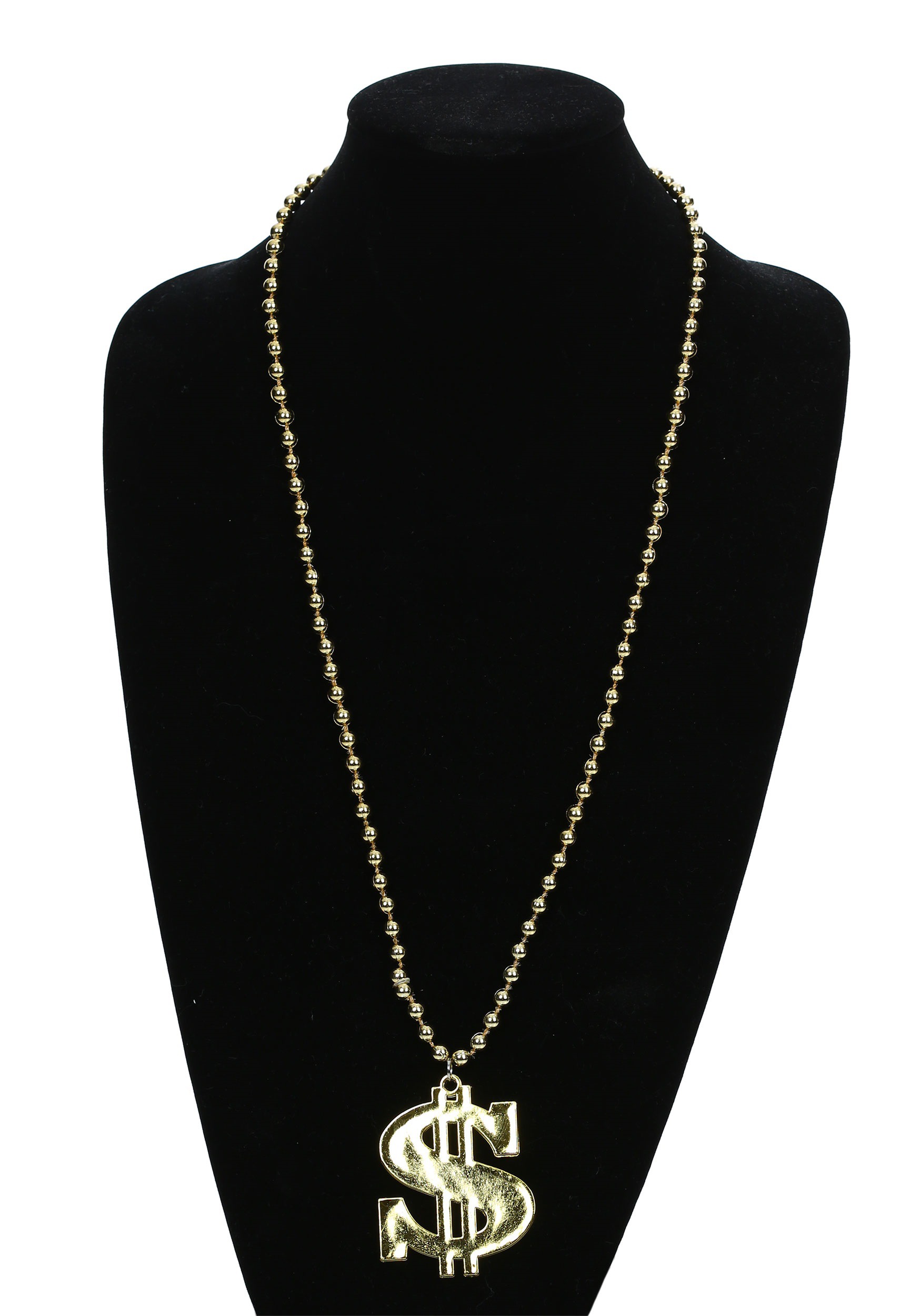 Deluxe Dollar Sign Costume Necklace
