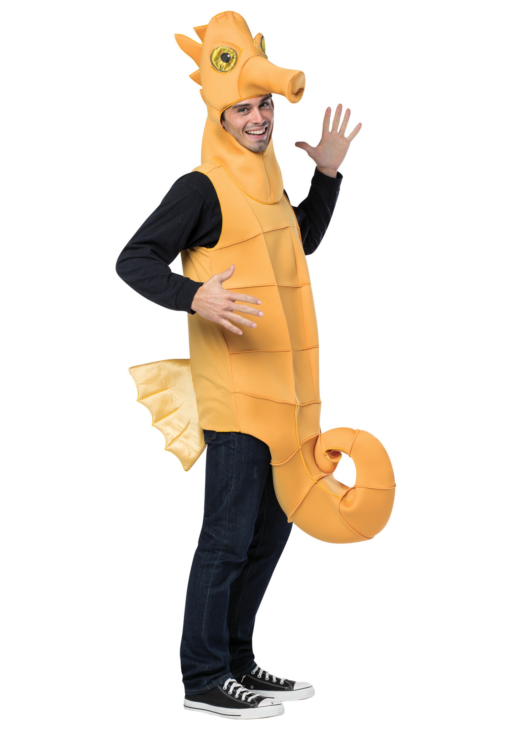 Adult Orange Seahorse Costume