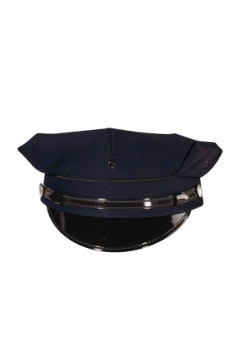 Adult Deluxe 8 Point Police Costume Hat