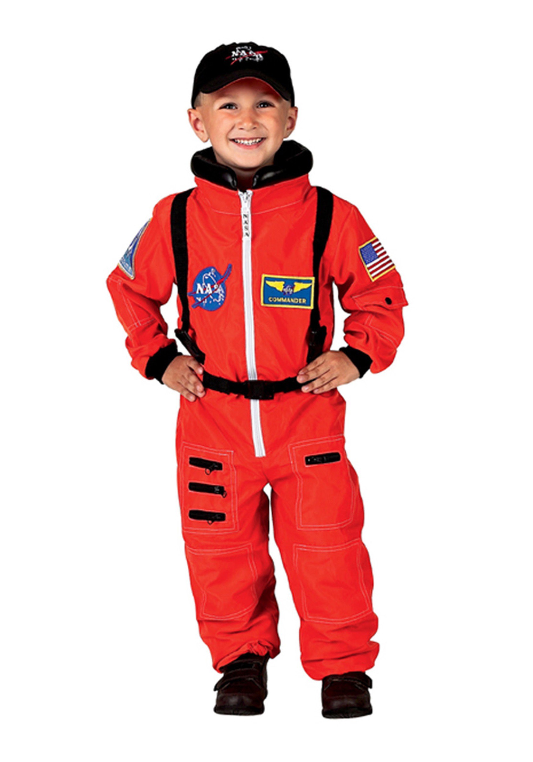 Orange Astronaut Costume for Kids