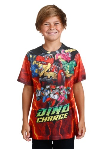 Boys Power Rangers Zord Power Sublimated T-shirt
