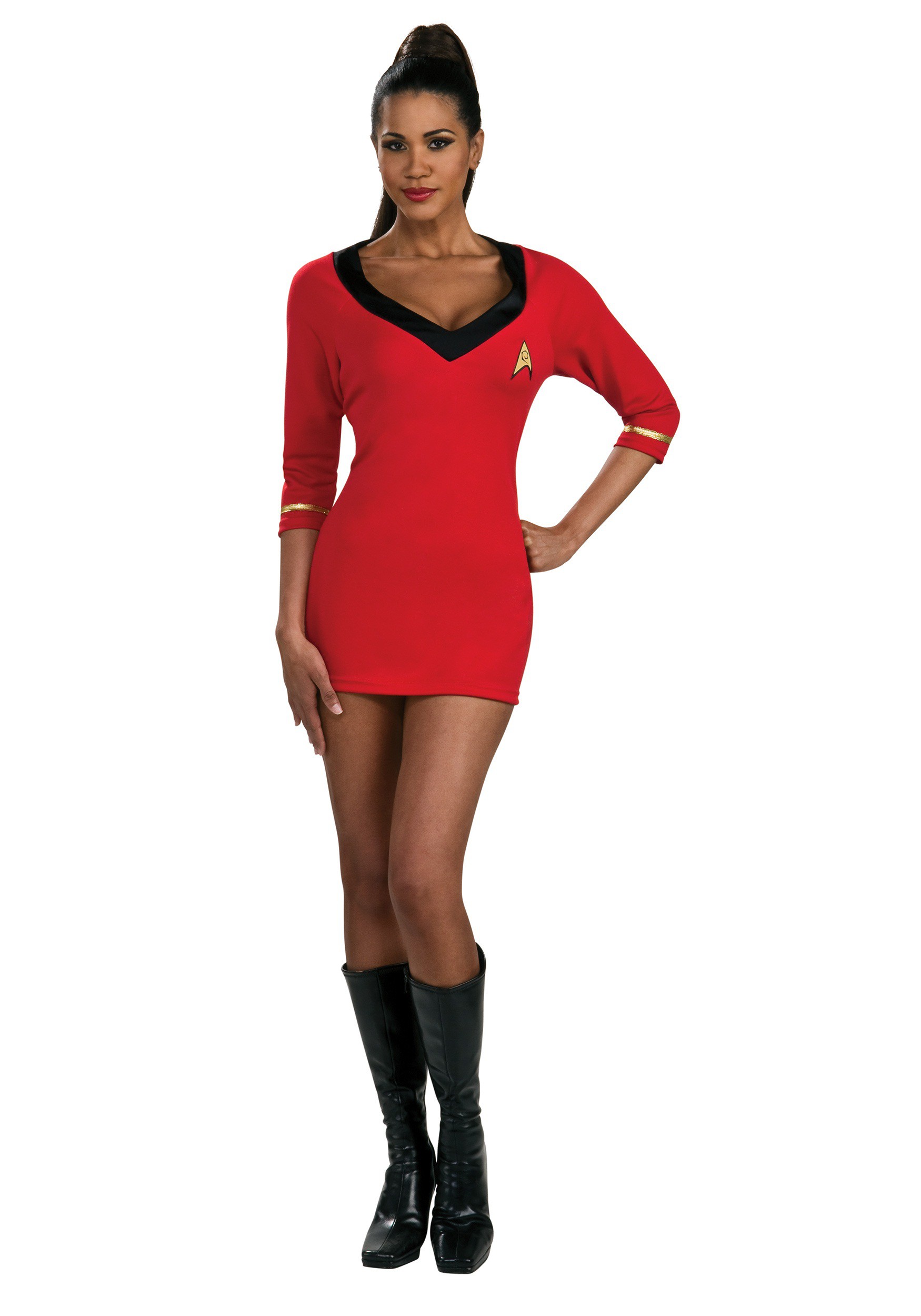 Photos - Fancy Dress Rubies Costume Co. Inc Star Trek Secret Wishes Classic Uhura Costume Red R 