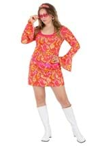 Women's Groovy Go Go Dancer Costume Alt 1