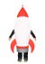 Child Rocket Ship Costume Alt 1