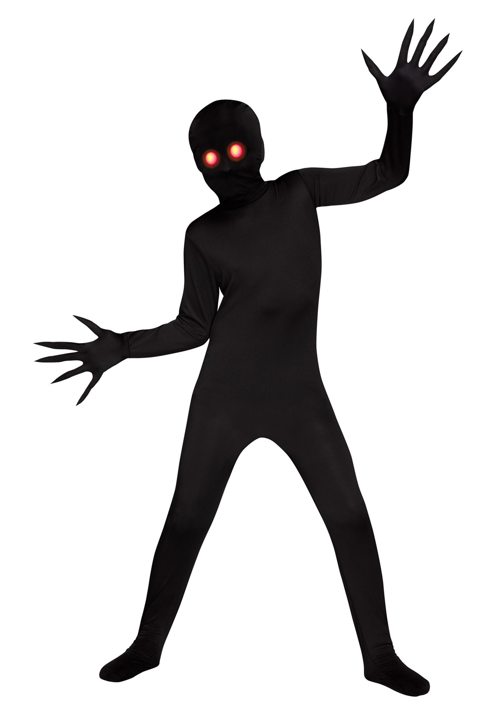 Glowing Eye Shadow Demon Costume for Boys