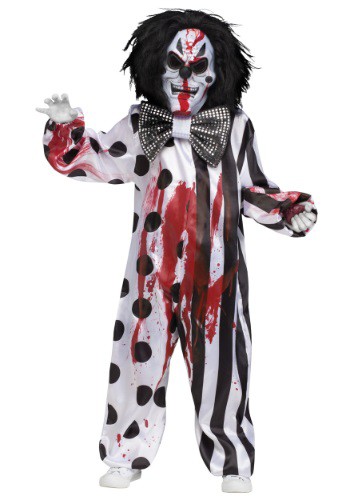 Child Bleeding Killer Clown Costume
