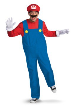 Deluxe Mario Mens Costume