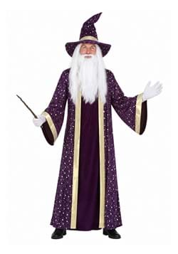 Mens Purple Wizard Costume New Main