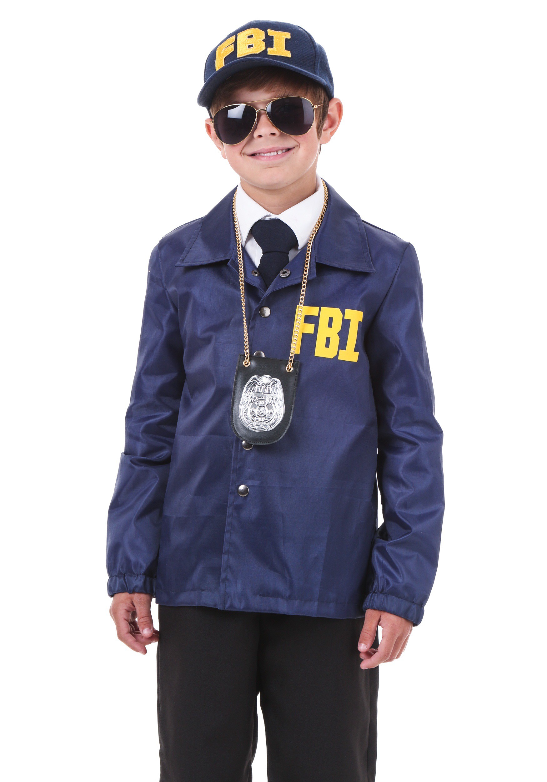 Photos - Fancy Dress FUN Costumes FBI Costume For Kids Blue FUN2263CH