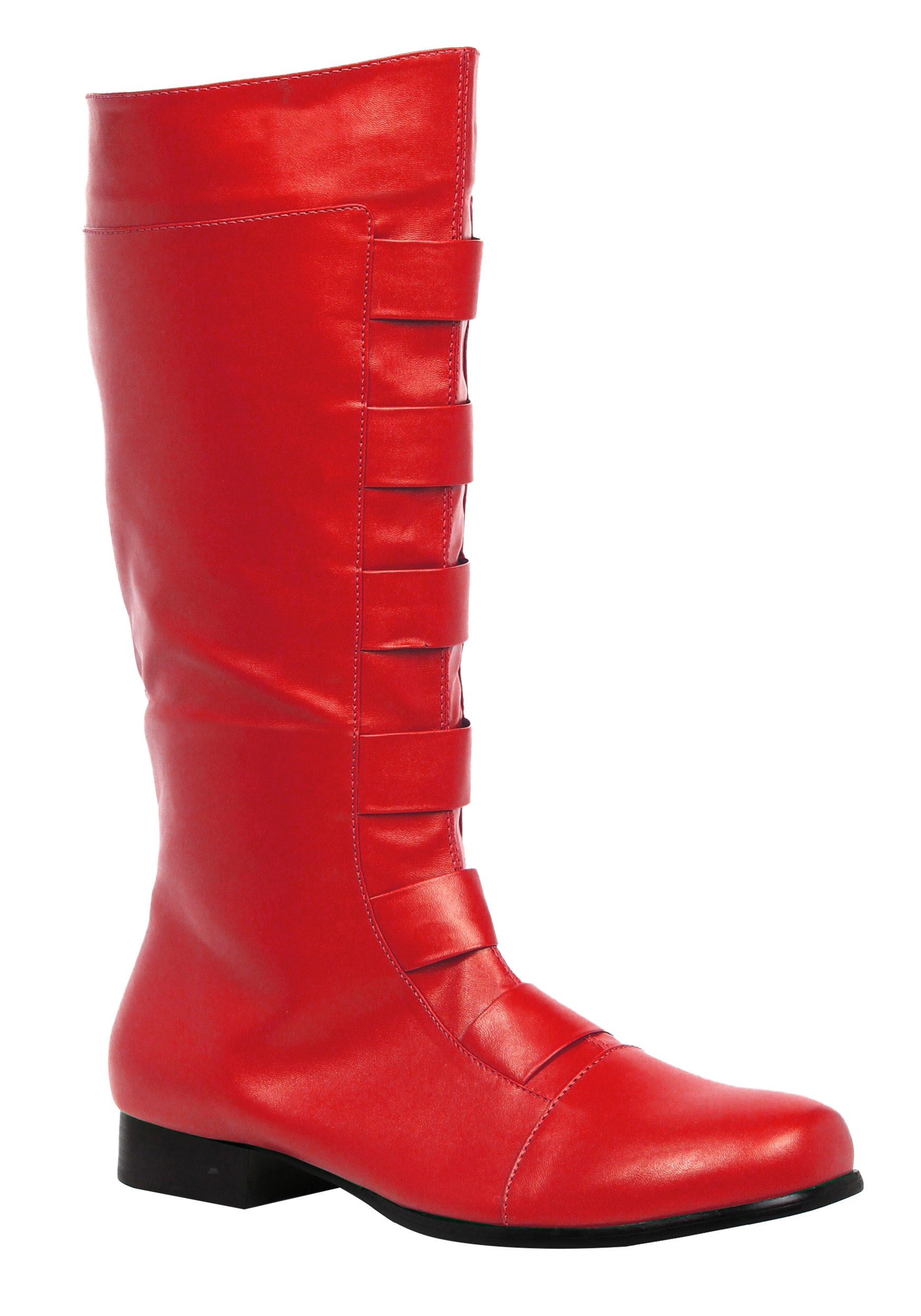 Red Superhero Adult Boots