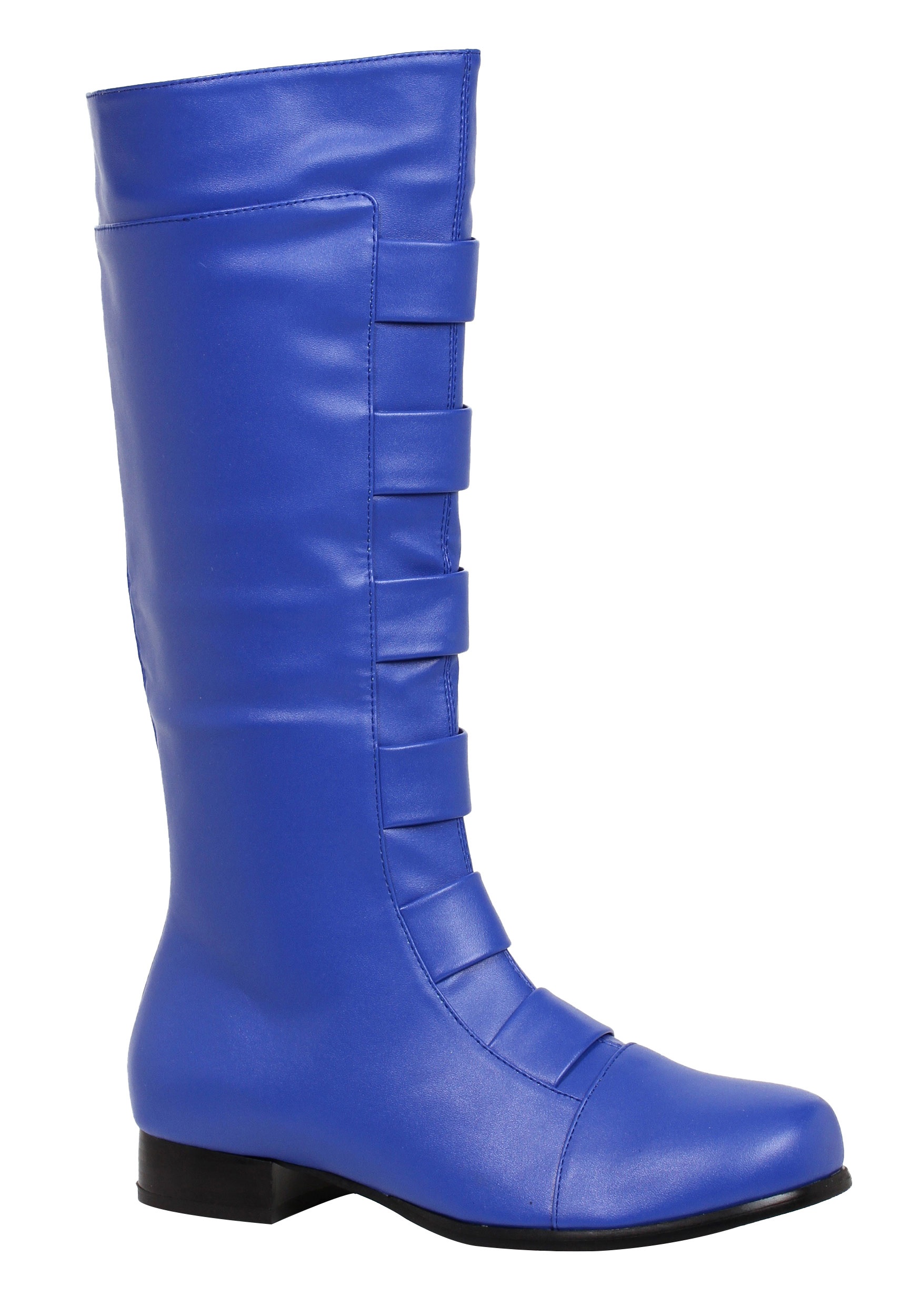 Blue Superhero Boot for Adults