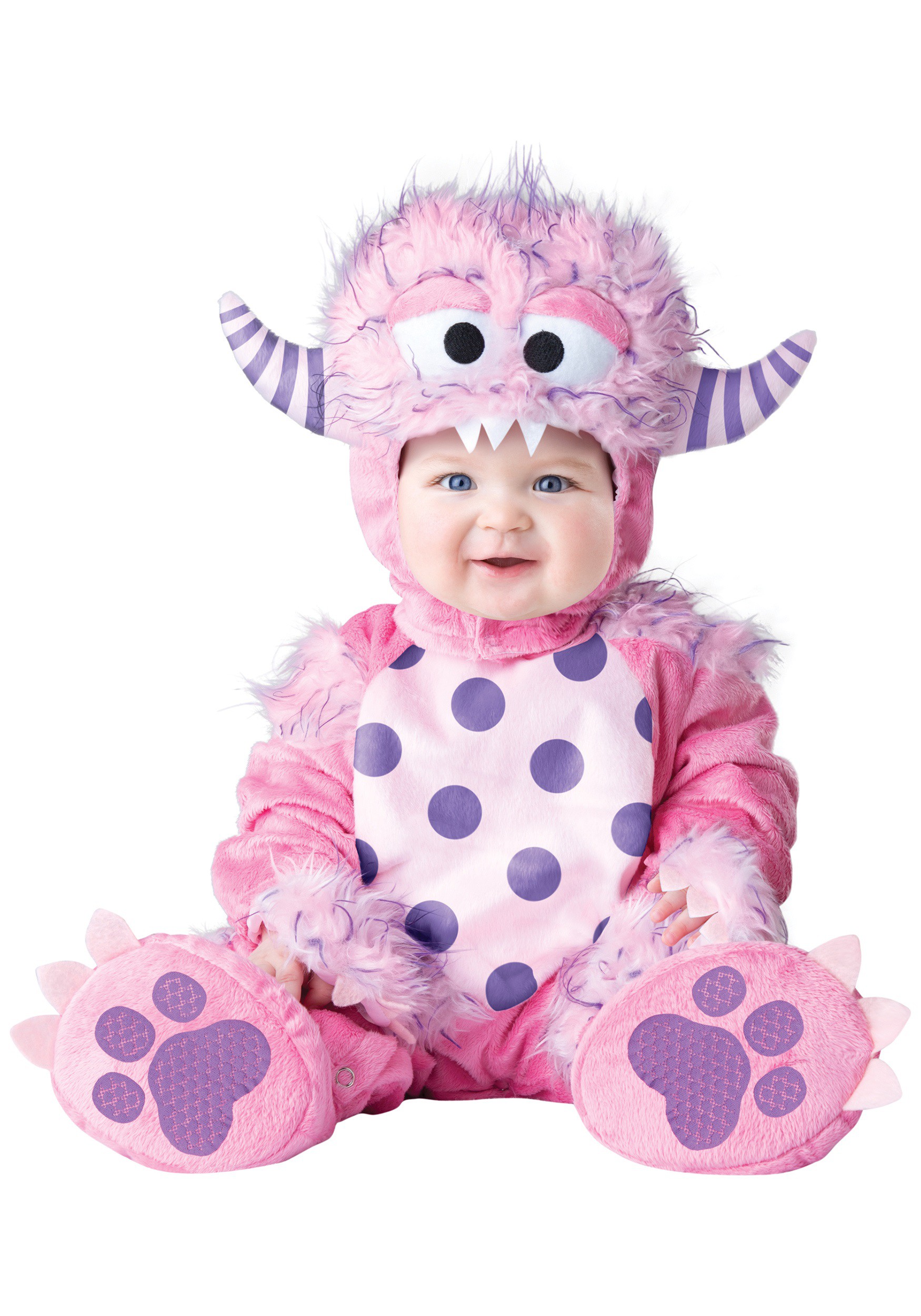 Photos - Fancy Dress Character In  Toddler/Infant Lil Pink Monster Costume Pink IN6068 