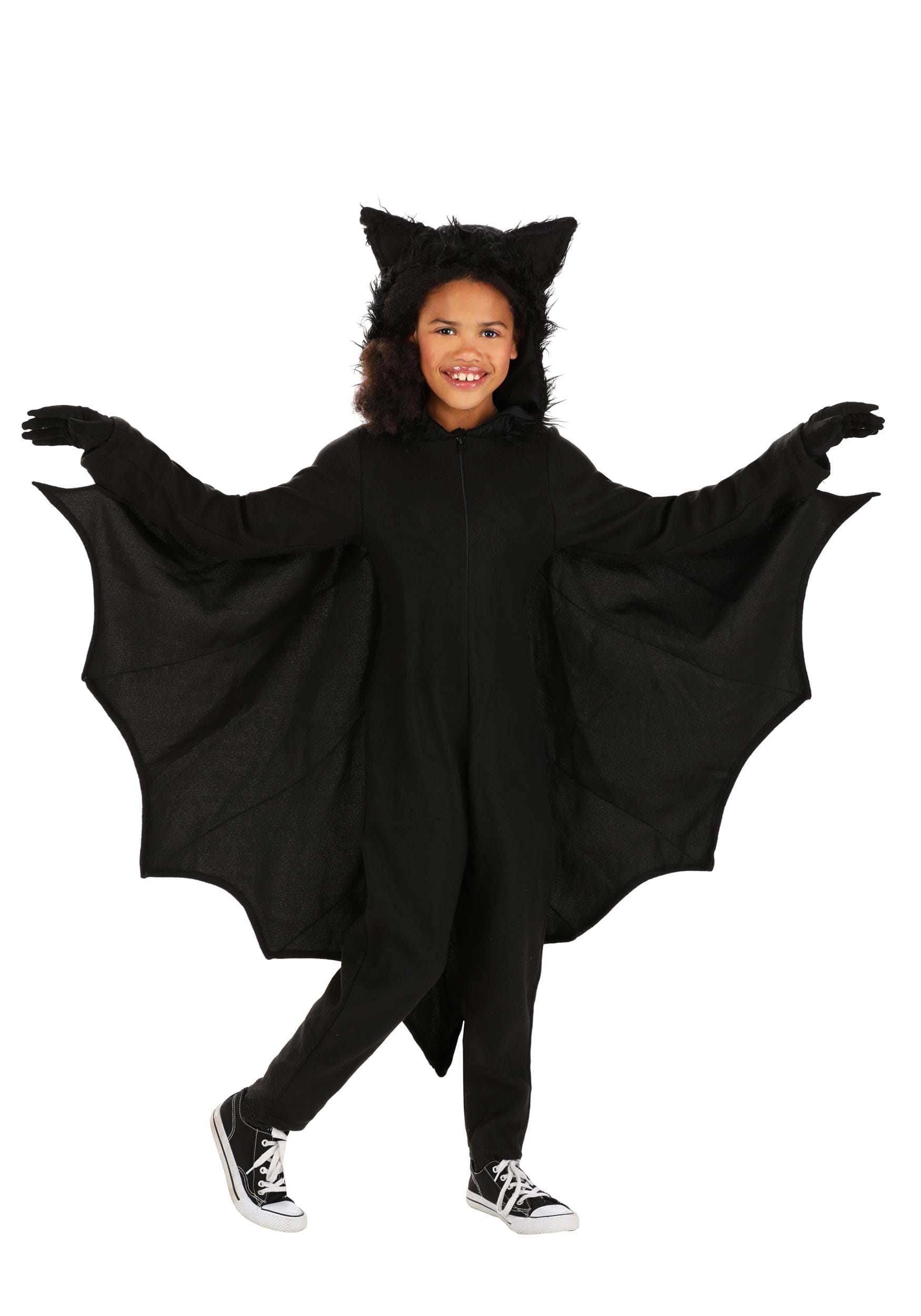 Bat Cosplay Costume for Adult, Dark Knight Superhero Jumpsuit Cloak Outfit  Mask for Halloween Party