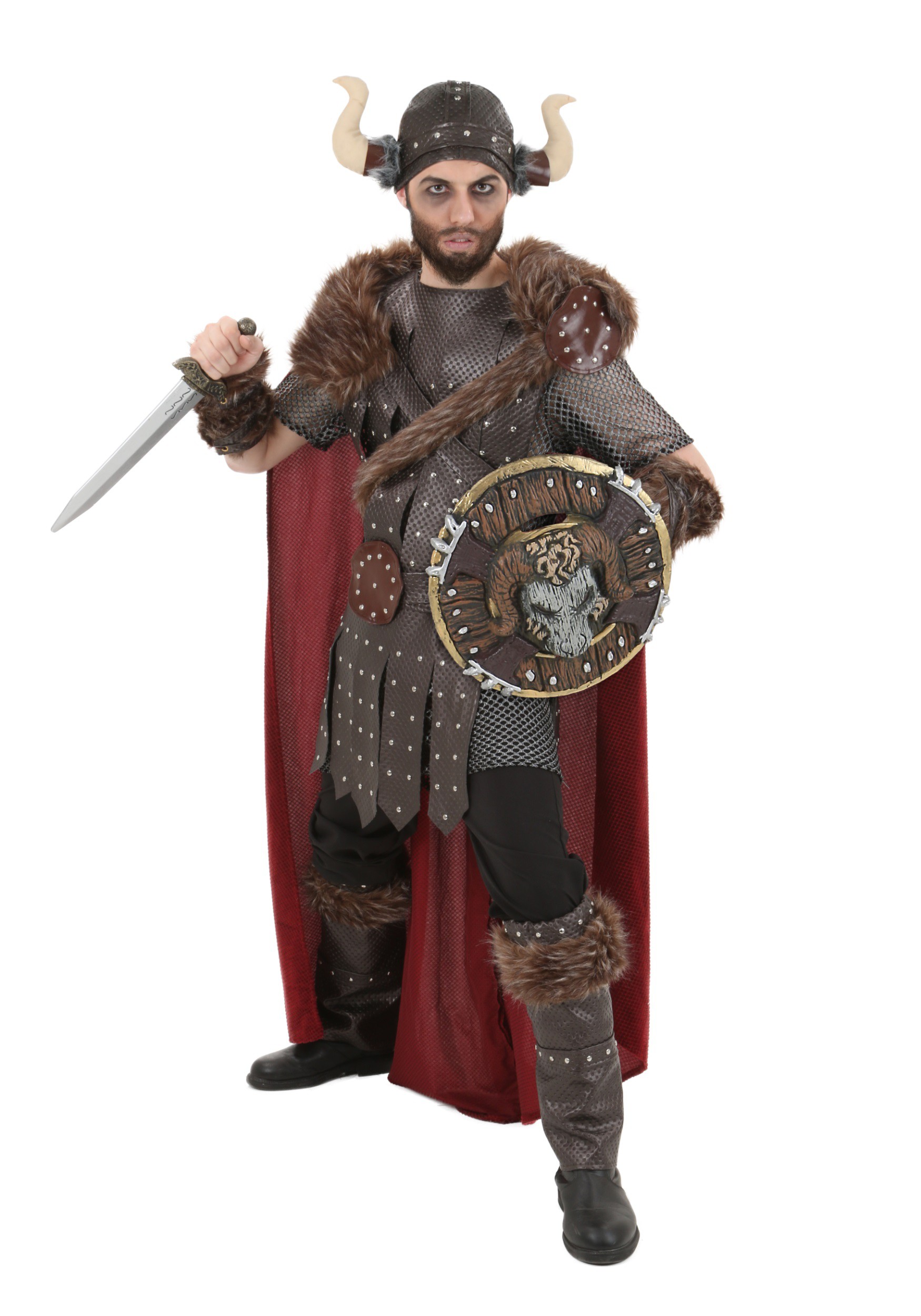 BJORN IRONSIDE Viking Wig Warrior Costume Hairpiece 