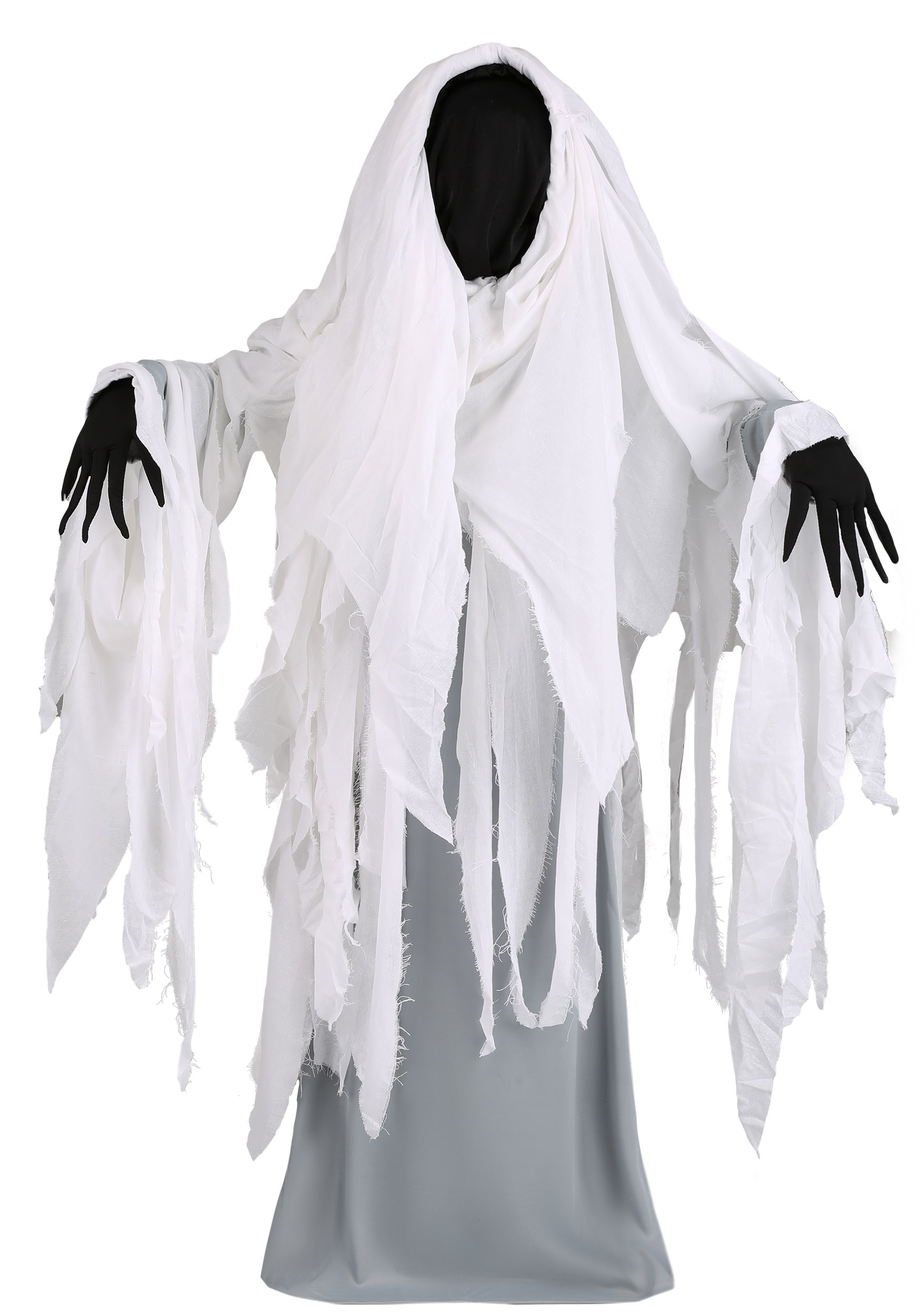 Photos - Fancy Dress GHOST FUN Costumes Spooky  Costume for Kids White FUN6053CH 