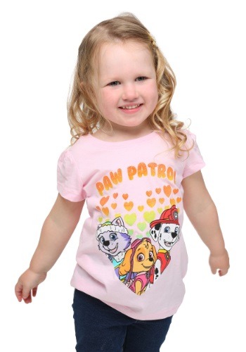 UPC 887648367036 product image for Paw Patrol Hearts Toddler Girls T-Shirt | upcitemdb.com