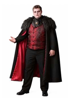 Mens Plus Size Deluxe Vampire Costume New Main
