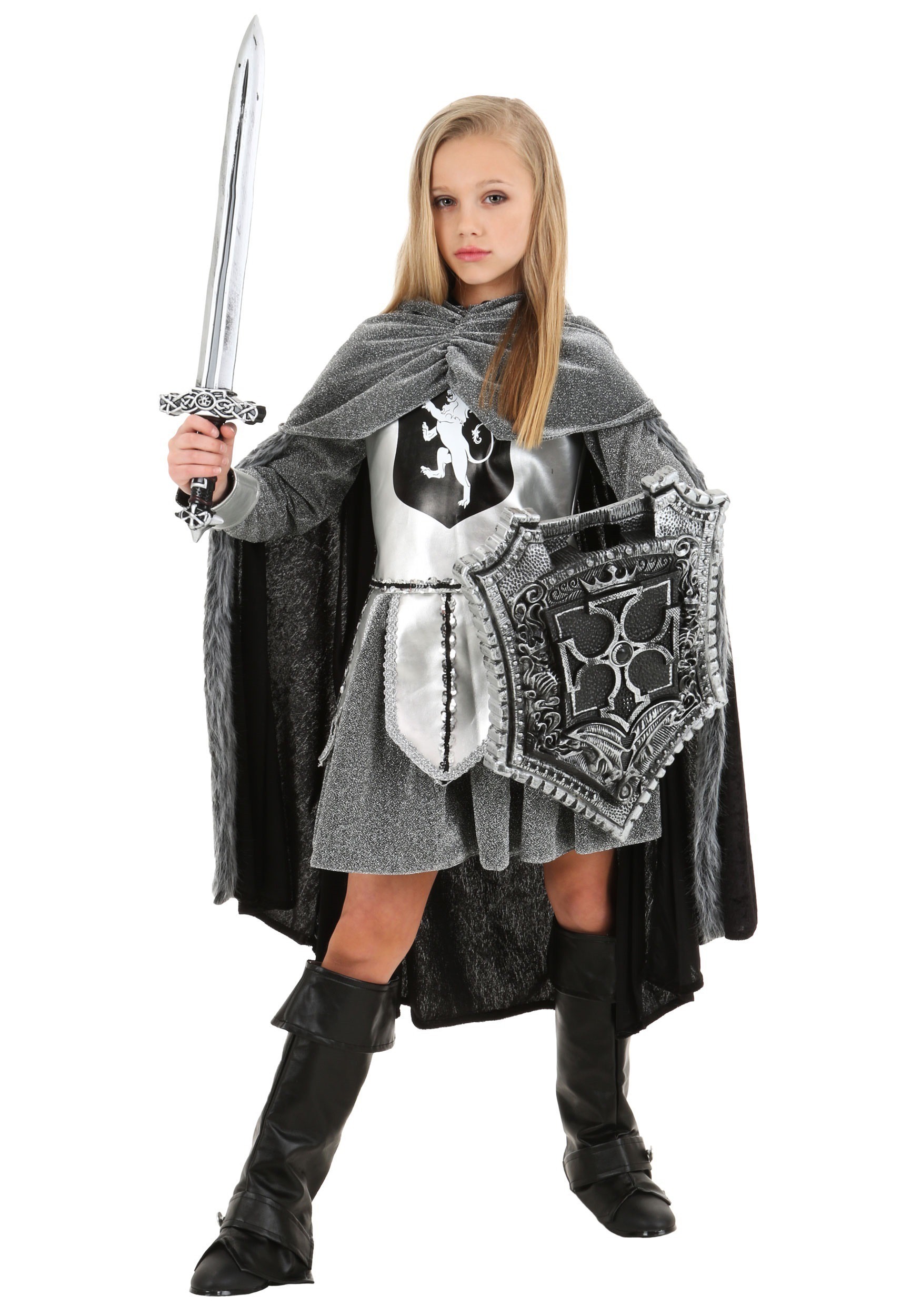 Knight Armor Set For Kids Medieval Shield Playset Toy Knight Gear In  Shining Armor Children Cosplay Costume Accessories