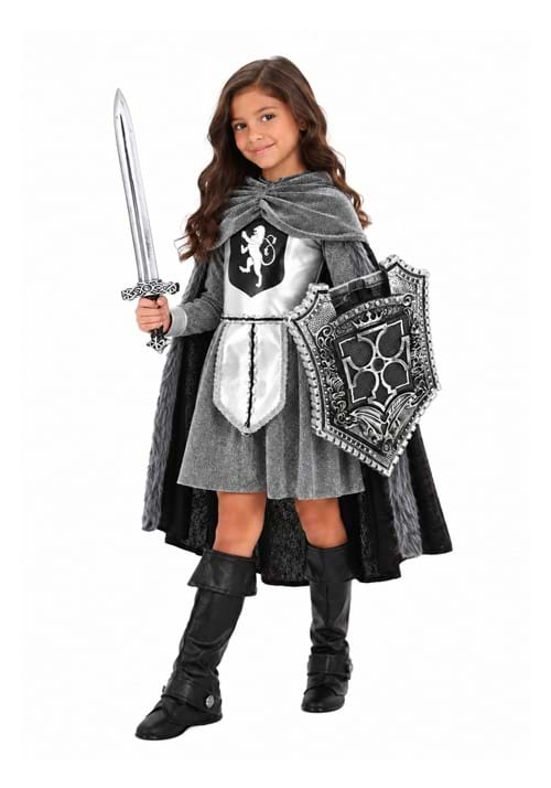 Warrior Knight Girls Costume New Main