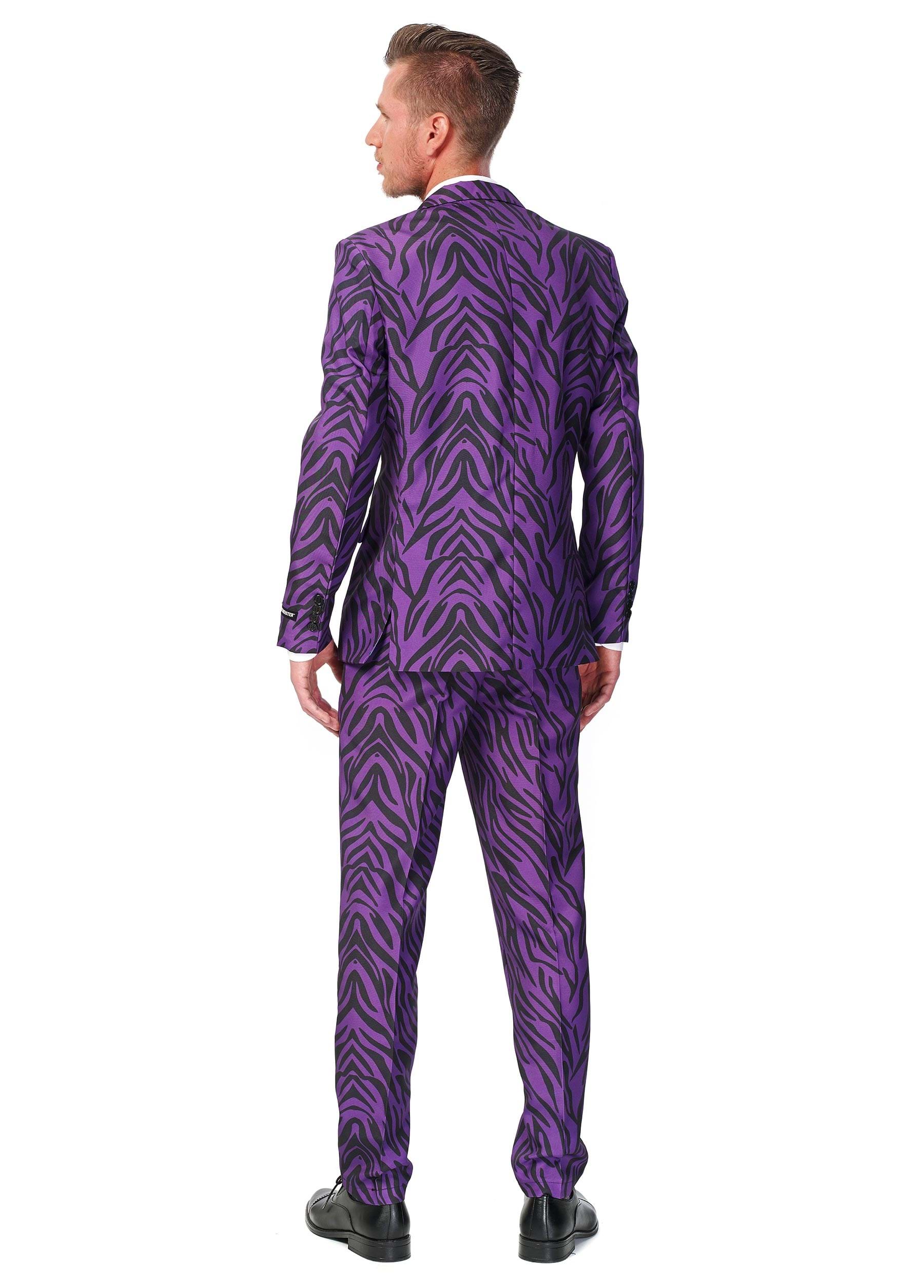 Suitmeister Basic Pimp Tiger Suit Costume For Men