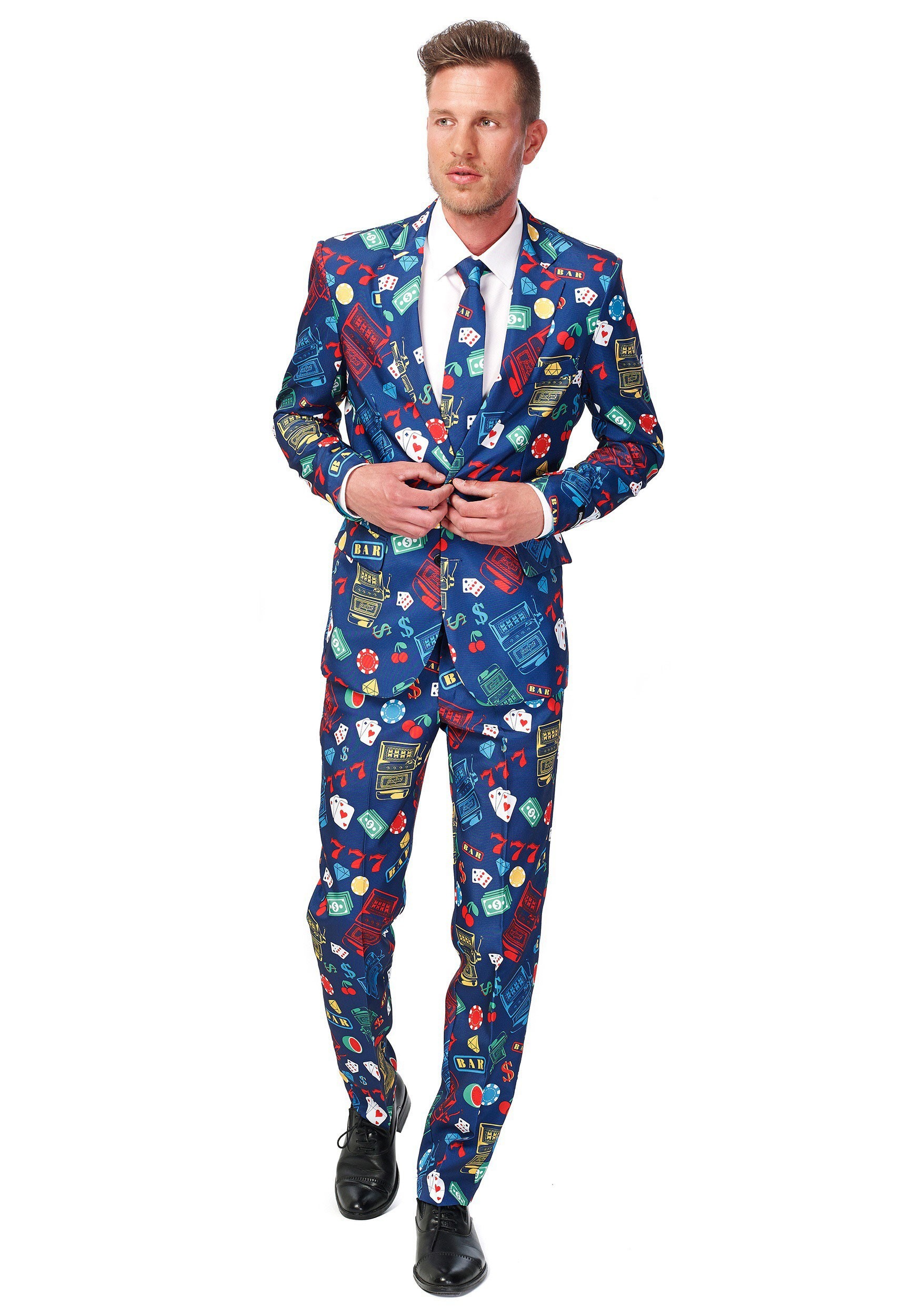 SuitMeister Basic Vegas Suit Costume for Men