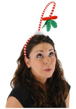 Springy Mistletoe Holiday Headband