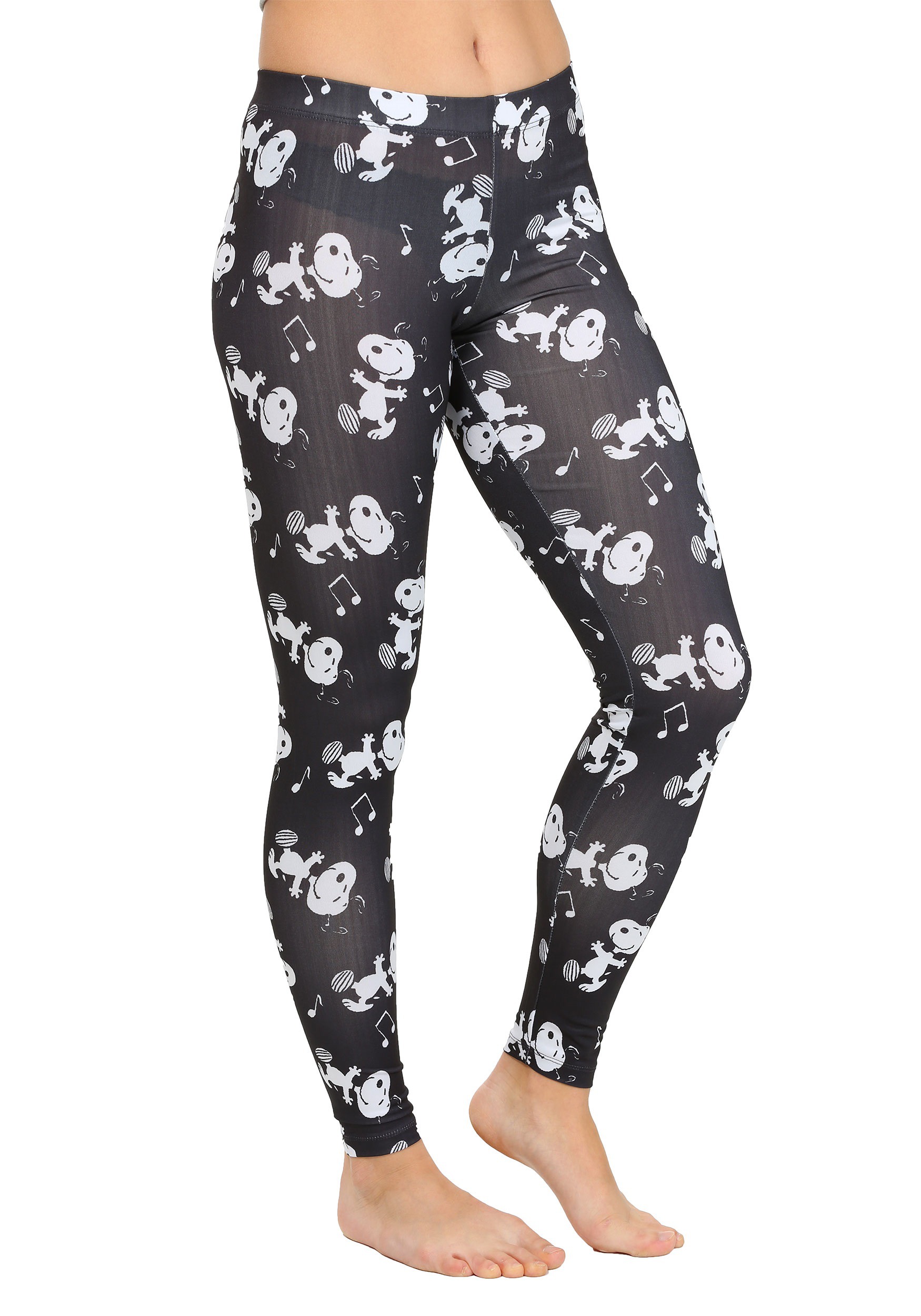 Womens Peanuts Snoopy Boogie All Over Leggings