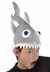 Deluxe Grey Plush Shark Hat