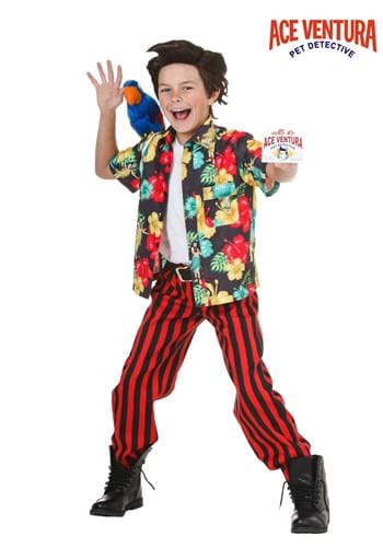 Kids Ace Ventura Costume with Wig