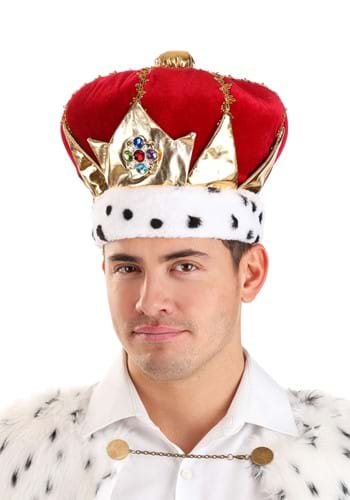 Royal Red King Plush Crown