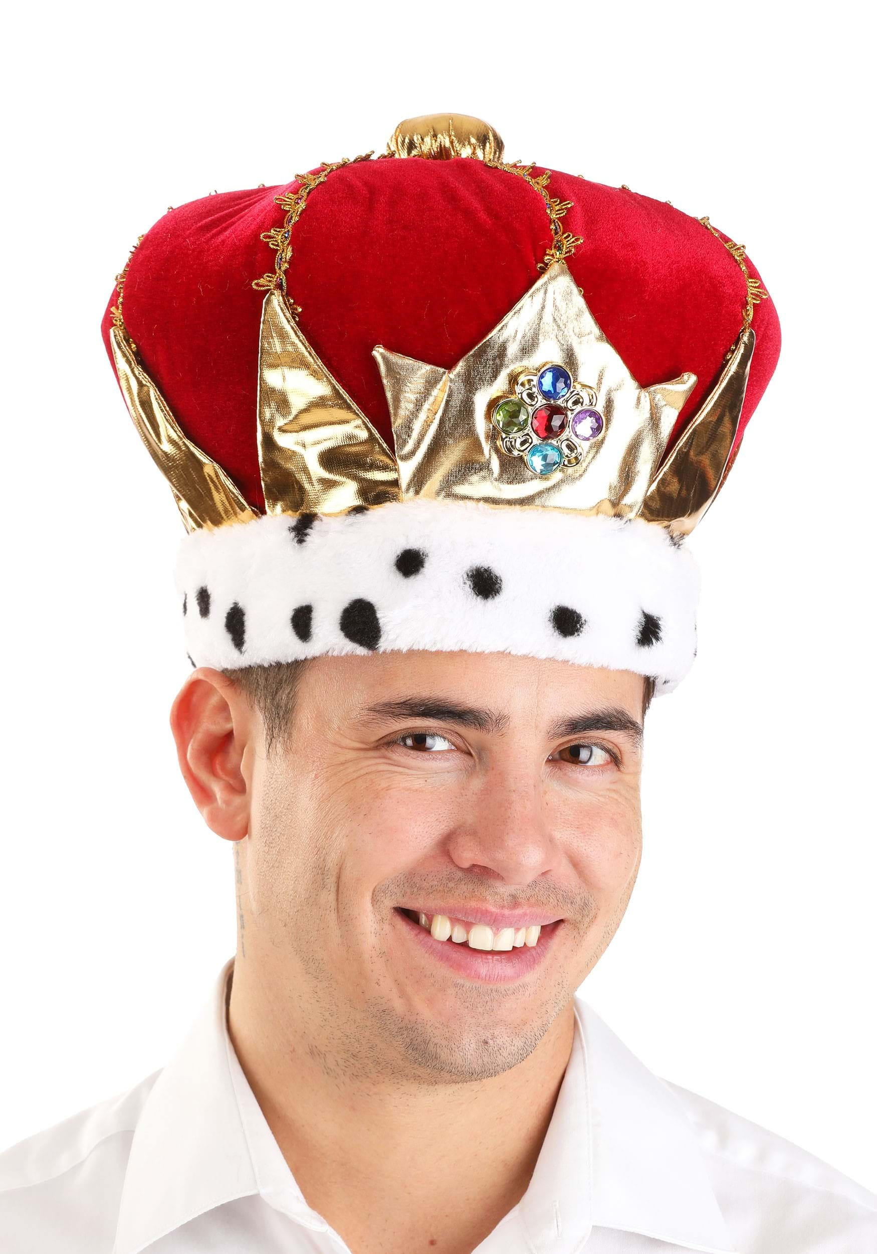 Red King Plush Royal Crown