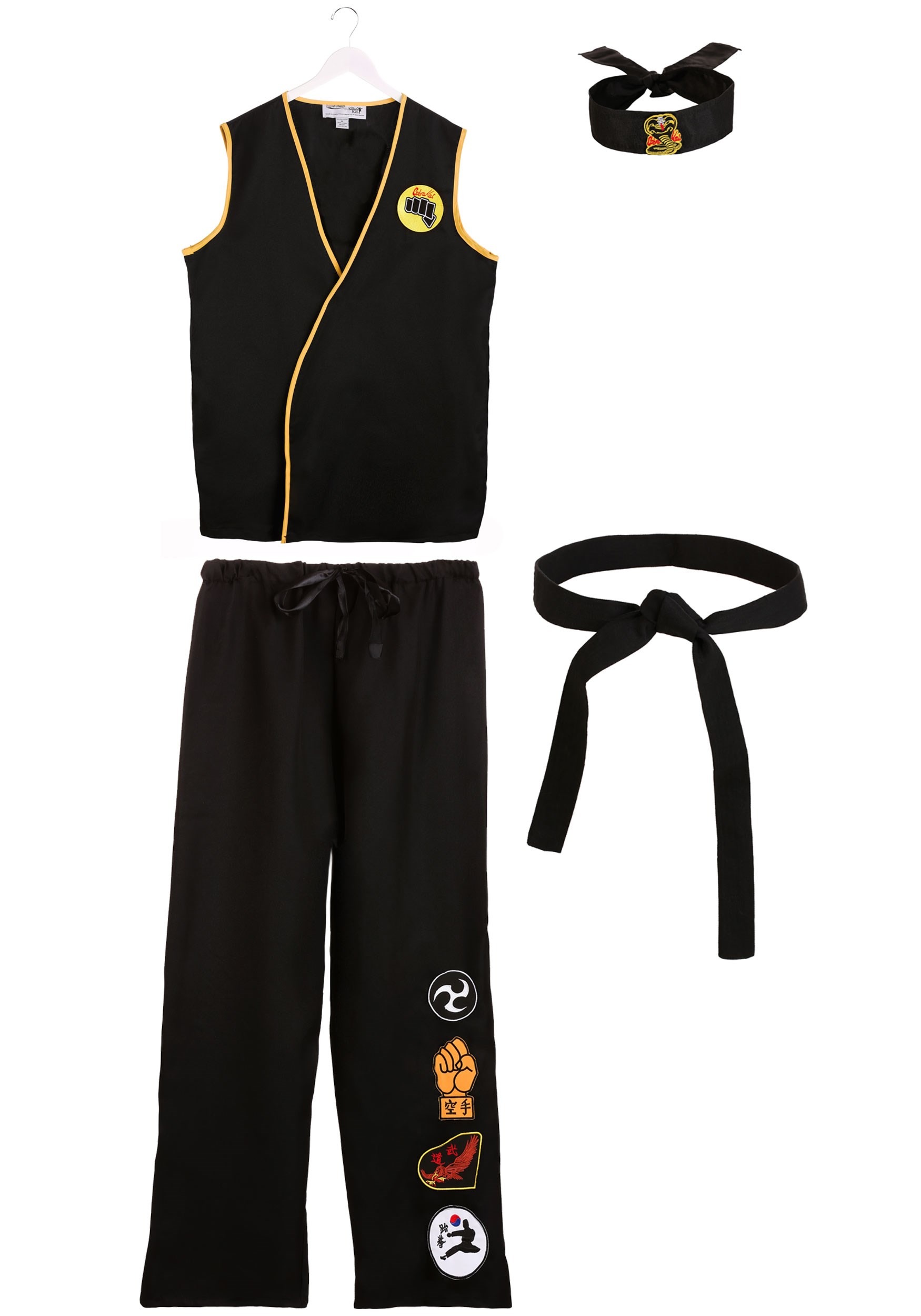 Plus Size Cobra Kai Costume , Karate Kid Costume , Exclusive