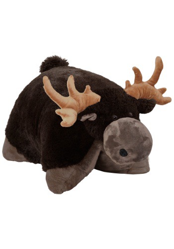 18" Chocolate Moose Pillow Pet