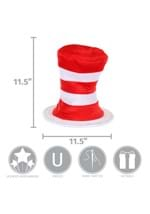 Deluxe Cat in the Hat Plush Velboa Hat Alt 5