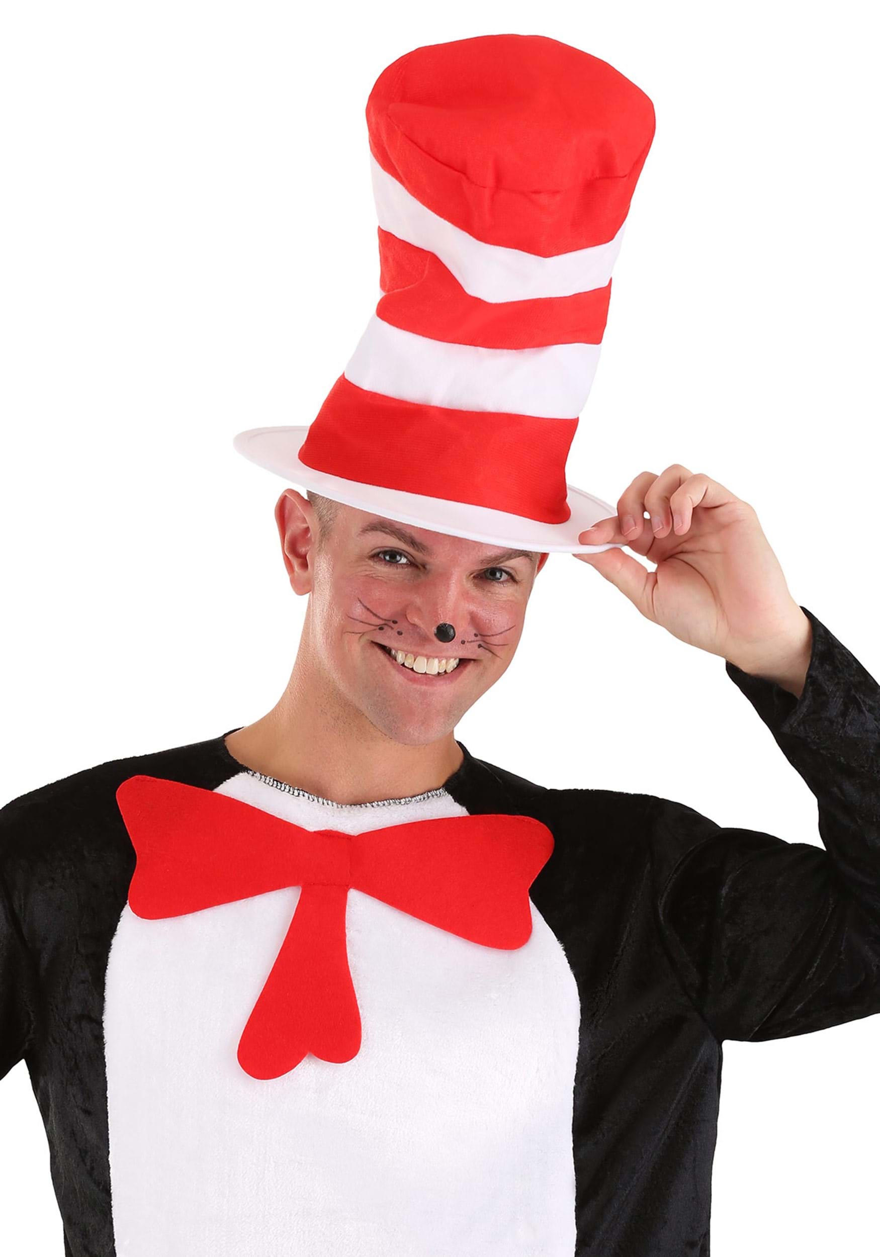 Cat in the Hat Storybook Adult Costume Hat