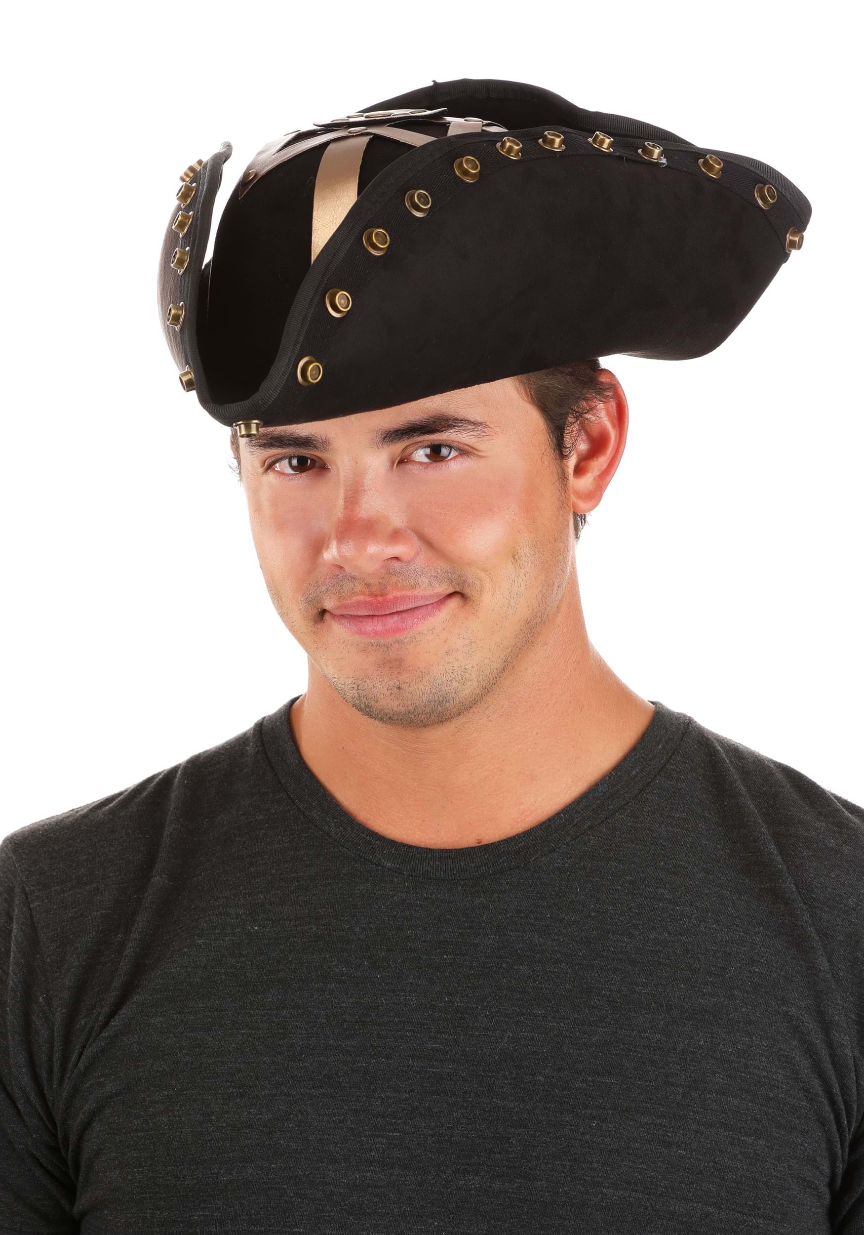 Tricorn Blackbeard Adult Pirate Hat