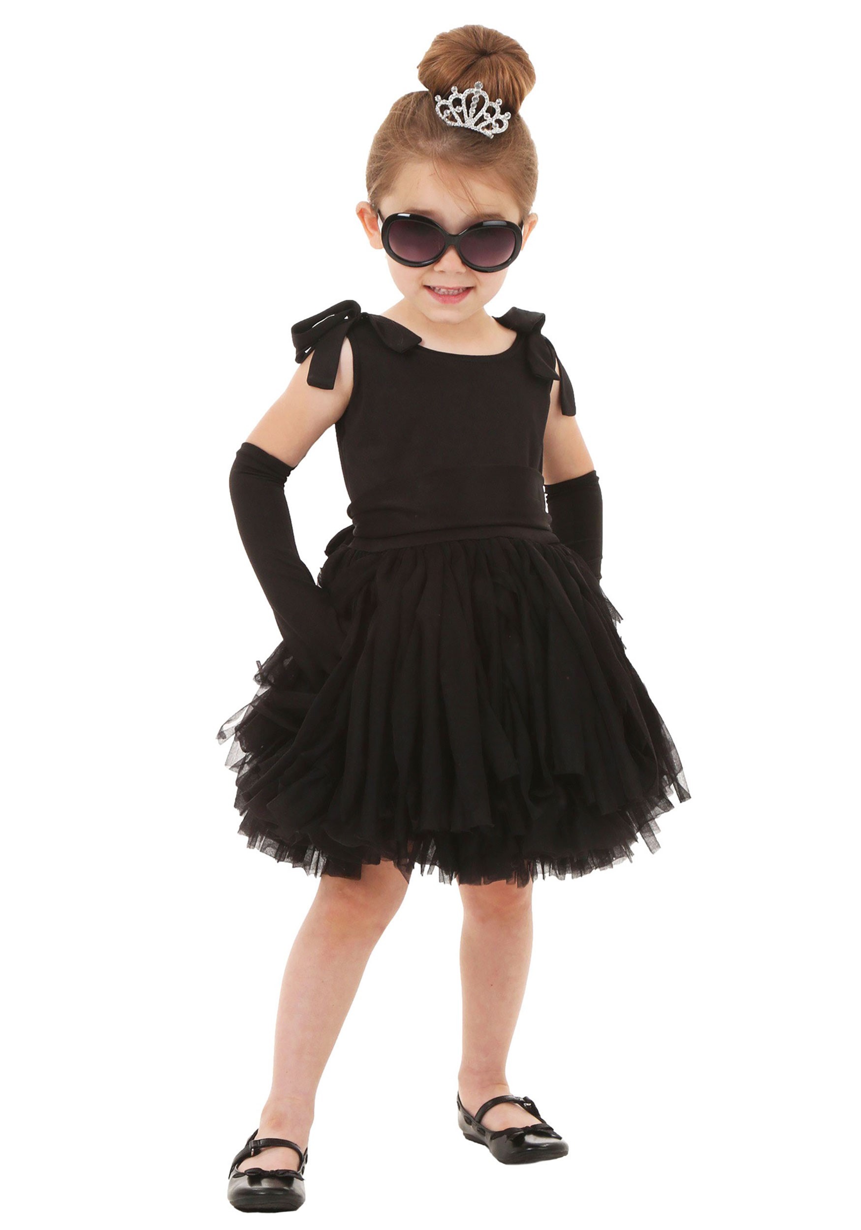 Photos - Fancy Dress Toddler FUN Costumes Breakfast at Tiffany's Holly Golightly  Costume Black 