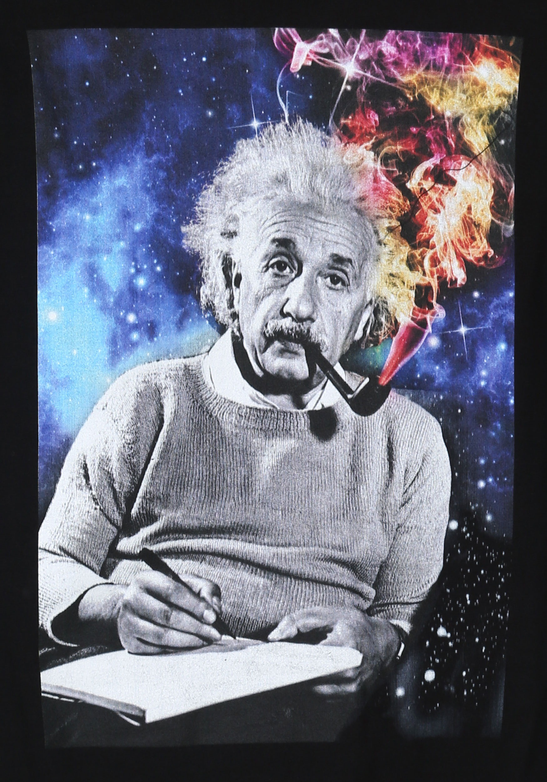 albert einstein smoking shirt