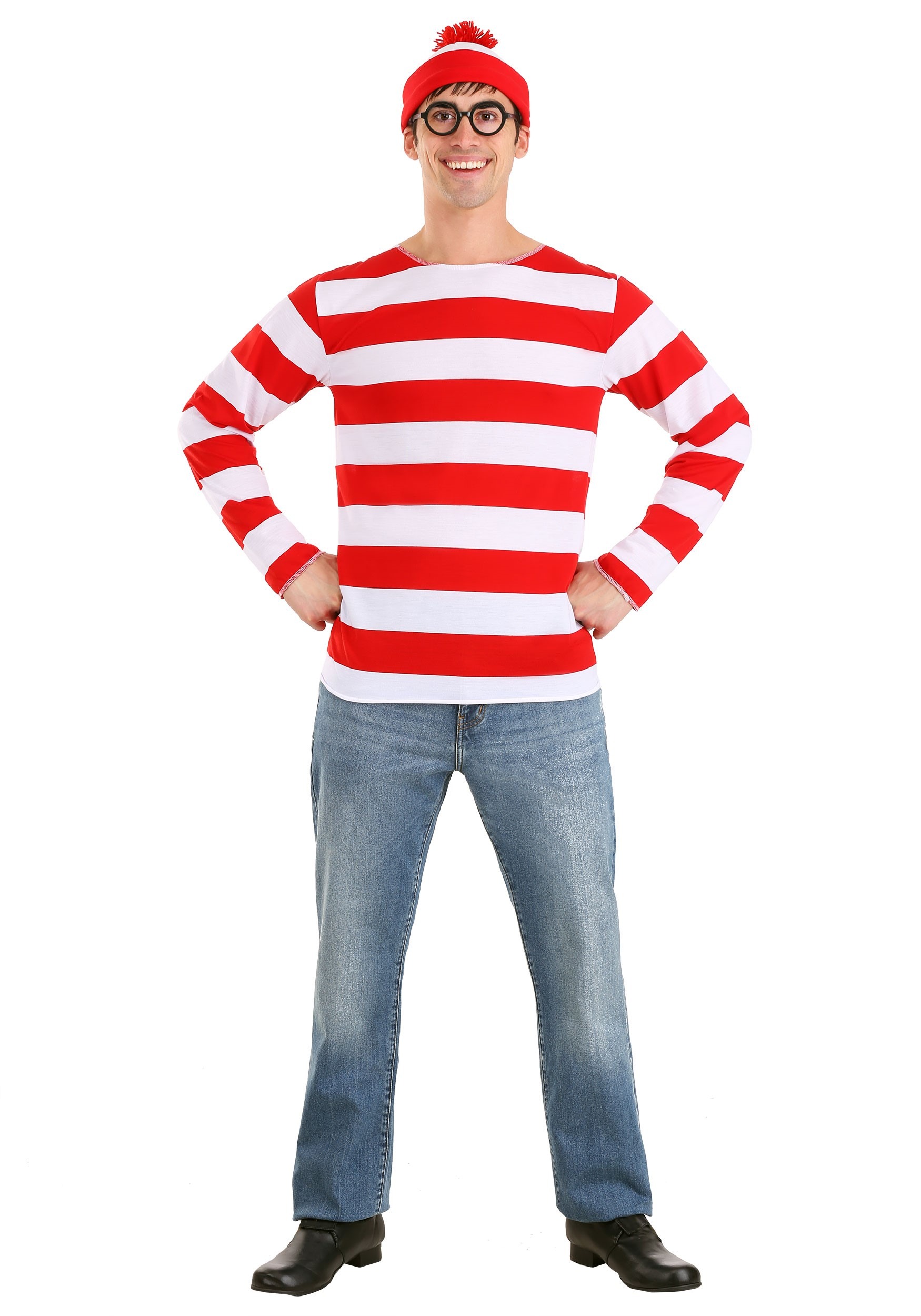 Wheres Waldo Costume | Waldo Halloween Costume for Adults