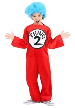 Kids Deluxe Thing 1 or 2 Costume Alt 7