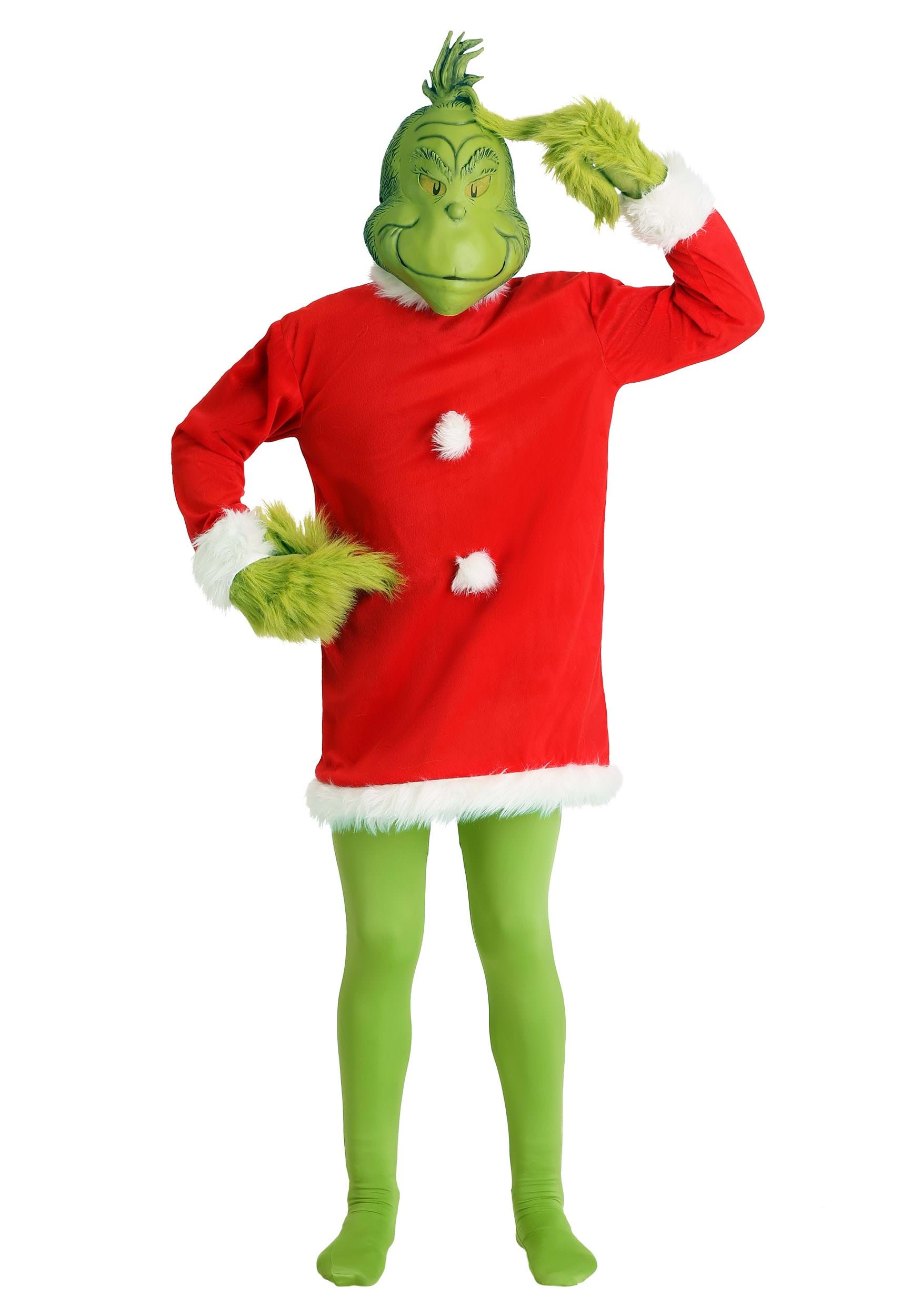 Deluxe Grinch Costume for Men | Christmas Costumes