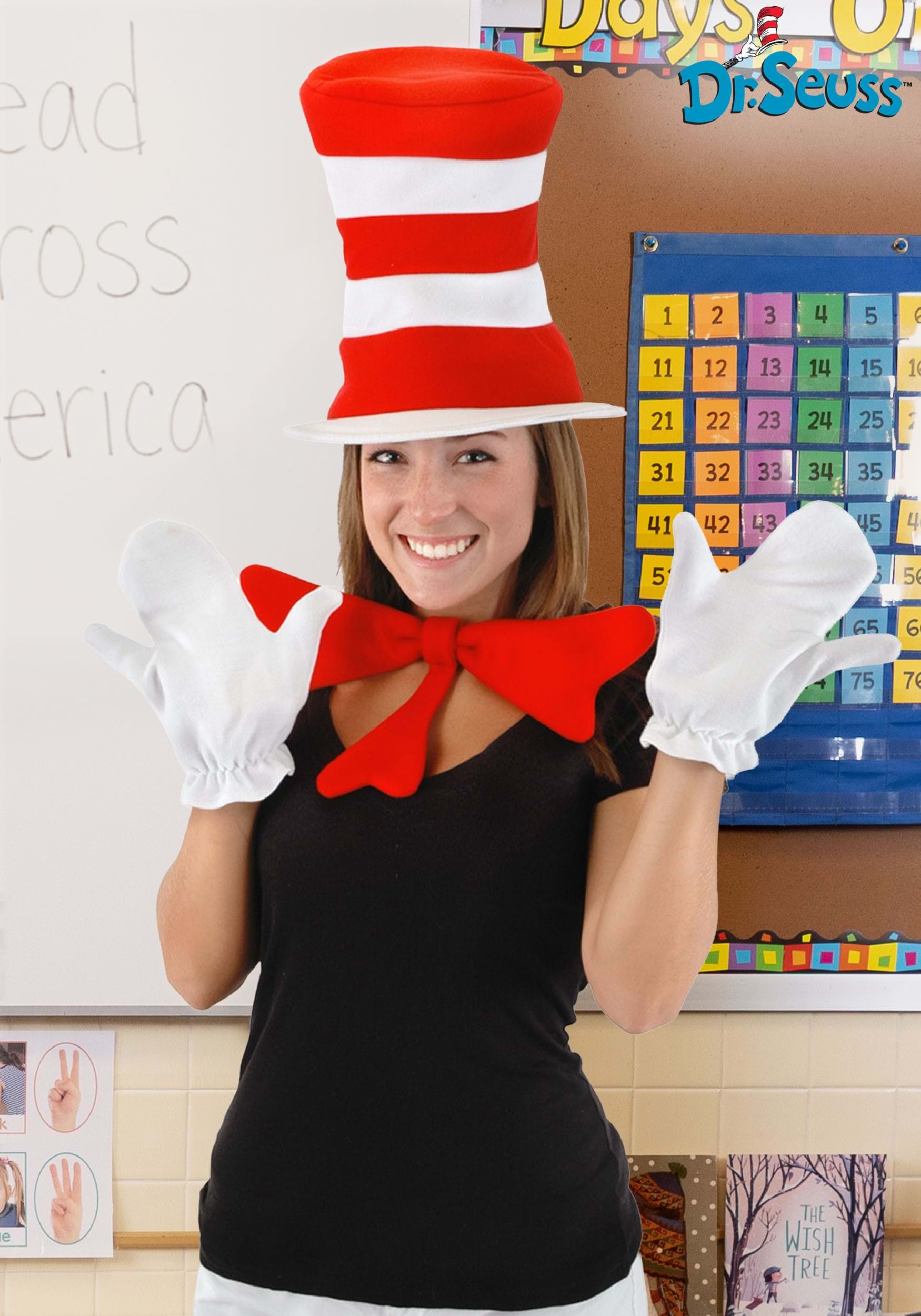 dr seuss characters dress up Dr Seuss Thing Adult Costume Kit Small