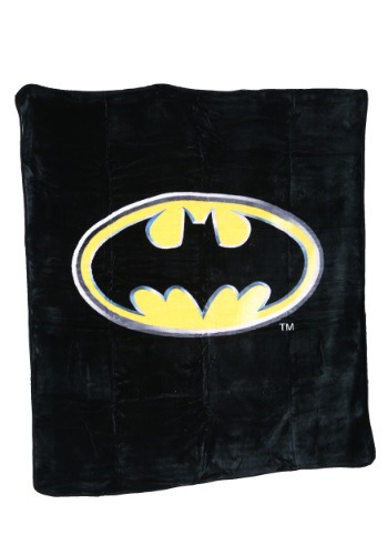 Batman Logo Plush Throw
