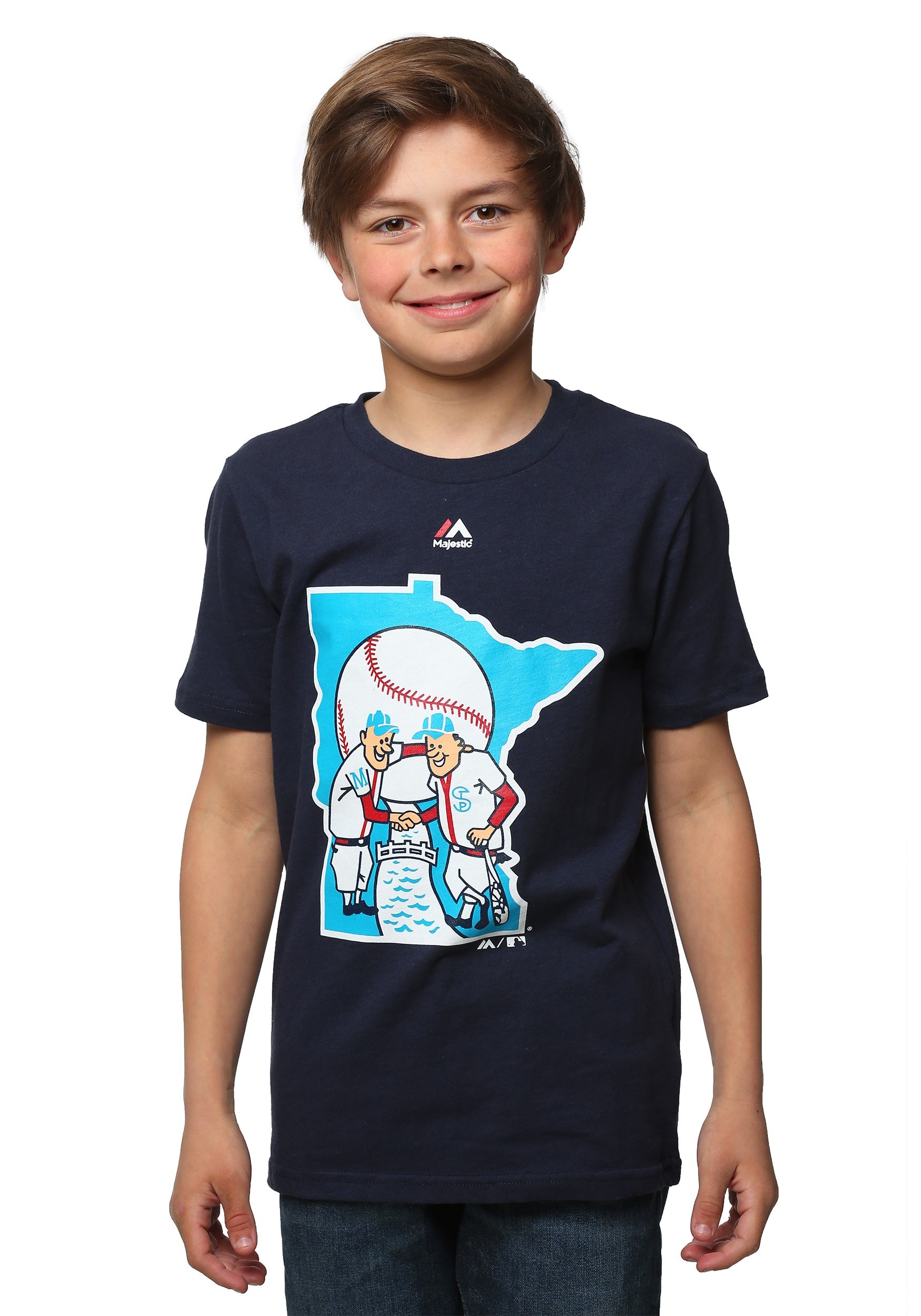 Minnesota Twins Cooperstown Official Logo Kids T-Shirt